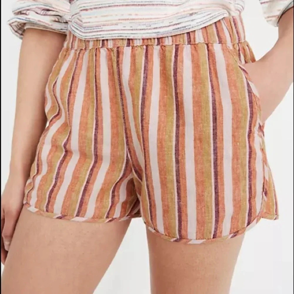 Madewell Linen-Cotton Pull-On Shorts - Picture 2 of 7